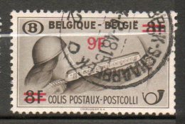 BELGIQUE Colis Postaux 9,00f Sur 8,00f Sépia 1947 N°298 - Autres & Non Classés