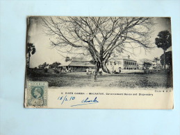 Carte Postale Ancienne: GAMBIE : River Gambia MACARTHY : Governement House And Dispensary - Gambie