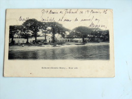 Carte Postale Ancienne: GAMBIE : River Gambia Bathurst , River Side , Stamp - Gambie