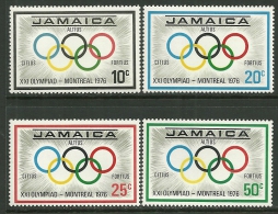 Jamaica    " Olympic Games 1976 "    Set    SC# 410-13  MNH** - Zomer 1976: Montreal