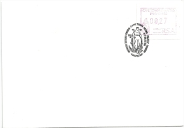 Sonderbrief  "ATM Cape Town Kaapstad - National Philatelic Exhibition"          1991 - Affrancature Meccaniche/Frama