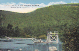 Alabama Swimming Beach Cheaha State Park Between Anniston And Talladega Curteich - Andere & Zonder Classificatie