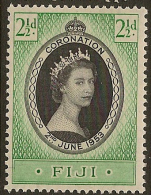 FIJI 1953 2d Coronation SG 278 HM YY473 - Fidji (...-1970)