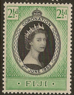 FIJI 1953 2d Coronation SG 278 HM YY473 - Fiji (...-1970)