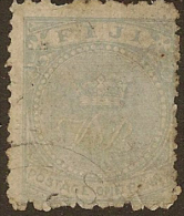 FIJI 1881 1d Ultramarine SG 46 U* YY122 - Fiji (...-1970)