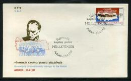 TURKEY 1987 FDC - Sovereignty Unconditionally Belongs To The Nation, Michel #2776; ISFILA #3170; Scott #2378. - FDC