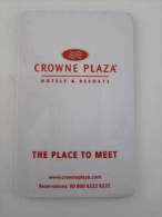 China Hotel Key Card,Crowne Plaza  Hotel - Unclassified