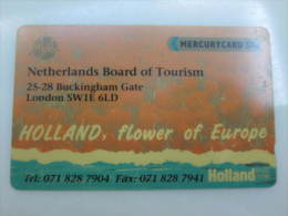 20MERA Holland,flower Of Europe - [ 4] Mercury Communications & Paytelco