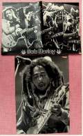 2 Kleine Poster  Bob Marley ,  Rückseiten Jane Fonda / Desiree Nosbusch  -  Von Pop Rocky + Bravo Ca. 1982 - Affiches & Posters