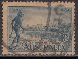 Australia Used 1934, 3d Centenary Of Victoria, Perferation 11 1/2, Catalouge 22.00 Pounds - Usados