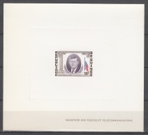 Guinea Sc327 John F. Kennedy, Flag, Deluxe Proof, Epreuve - Kennedy (John F.)