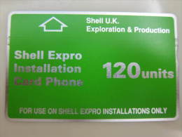 Shell Expro Installation Card Phone,120 Units,mint - [ 2] Plataformas Petroleras