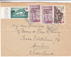 Fontaines -  Facteurs -  Suisse - Lettre De 1949  - Pro Patria - Oblitération Musée Postal - Storia Postale