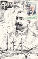 EMIL RACOVITA, EXPLORER, SHIP, PENGUINS, CM, MAXICARD, CARTES MAXIMUM, 1986, ROMANIA - Onderzoekers