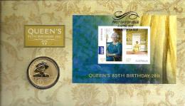 AUSTRALIA $1 85TH BIRTHDAY OF QEII HEAD 1 YEAR PNC 2011 UNC NOT RELEASED STAMPS READ DESCRIPTION CAREFULLY!! - Sonstige & Ohne Zuordnung