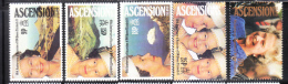 Ascension 1992 QE II´s Accession To The Throne Omnibus MNH - Ascension (Ile De L')
