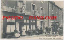 48 // SAINT CHELY D APCHER   Grand Hotel Du Lion D'or Et Du Commerce,  ANIMEE   Voiture De L'hotel - Saint Chely D'Apcher
