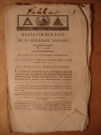 BULLETIN DE LOIS De 1797 - MARINE SOLDES ET RATION FOURRAGE - CITOYEN GAUDIN - CAYEUX - ELECTIONS OURTHE - Décrets & Lois