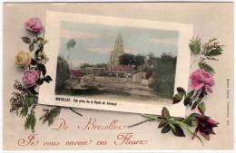 BREZOLLES- ? Fantaisie Fleurie Fleurs, Vue Prise De La Ere De Verneuil    (59494) - Andere Gemeenten