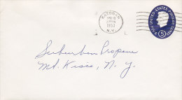 United States Postal Stationery Ganzsache Entier KATONAH (N.Y.) 1963 Cover Abraham Lincoln 5 C. - 1961-80