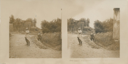 France ,WW.1 Soldats Avec Masques - Stereoskope - Stereobetrachter