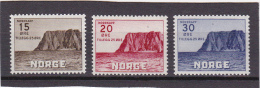 NORVEGE LE CAP NORD  3 VALEURS - Unused Stamps