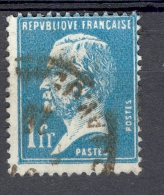 VARIÉTÉS FRANCE 1923 / 26  N° 179 PASTEUR   OBLITÉRÉ DOS CHARNIÈRES SPINK 25.00 € - Used Stamps