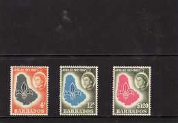 Barbade (1962)  - "Scoutisme" Neufs** - Barbados (...-1966)