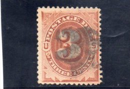 #ETATS UNIES 1887-9 TAXE O YV NR 10 - Franqueo