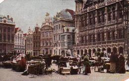 C 8629 -  BRUXELLES -  Belgique - Marché Aux Fleurs  - 1909 - Trés Rare - - Markets