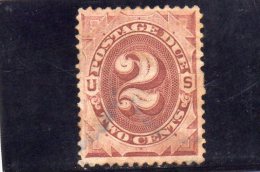 ETATS UNIES 1887-9 TAXE O YV NR 9 - Strafport