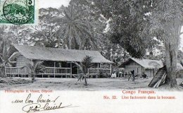 Afrique   Congo Français   Une Factorerie Dans La Brousse - Congo Francese