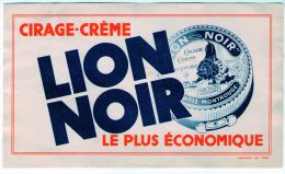 BUVARD   CIRAGE CREME LION NOIR      LE PLUS ECONOMIQUE - C