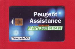 177 - Telecarte Publique Peugeot Assistance (F825) - 1998