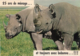 Rhinocéros - 25 Ans De Ménage... Et Toujours Avec Bobonne ... !!! - Rhinoceros, Rinoceronte - Editions Du Gabier SD704 - Neushoorn