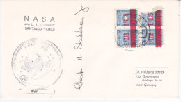 APOLLO 16 NASA US Embassy SANTIAGO CHILE CHILI  (avril 1972) - Amérique Du Sud