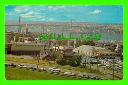 HALIFAX, NOVA SCOTIA - FROM CITADEL HILL - THE ANGUS L. MACDONALD BRIDGE - TRAVEL IN 1969 - - Halifax