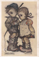 Hansl Und Gretl, Berta Hummel (Maria Innocentia) Künstlerpostkarte 206 - Hummel