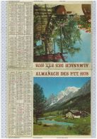 L'Almanach Des PTT De 1978, Indre Et Loire 37 - Big : 1971-80