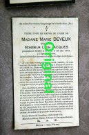 Marie Jacques - Deveux, + Graide 1938 - Bièvre