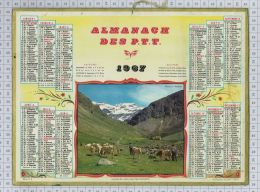 L'Almanach Des PTT De 1967, Sarthe 72 - Big : 1961-70