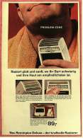 Reklame Werbeanzeige  ,  Remington Deluxe  -  Der Kraftvolle Rasierer  ,  Von 1965 - Andere Toestellen