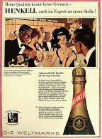 Reklame Werbeanzeige Von 1965 -  Henkell Sekt  -  Außergewöhnliche Qualität Für Die Anspruchsvollen  -  Von 1965 - Alcohols