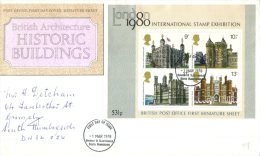 (444) UK FDC Cover - London Stamp Expo 1980 - 1991-2000 Decimal Issues