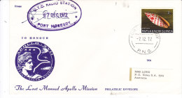 (APOLLO 17 Tracking) To Honour OTC RADIO STATION PORT MORESBY PAPUA NEW GUINEA 7 Decembre 1972 - Oceanía