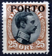 Denmark 1921 MiNr.6  MH (*) (parti L 1294) - Portomarken