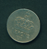 NORWAY - 1976 1k Circulated - Norvège