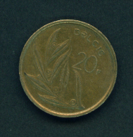 BELGIUM - 1981 20f Circulated - 20 Francs