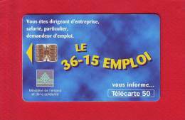 219 - Telecarte Publique 36 15 Emploi (F804C) - 1998