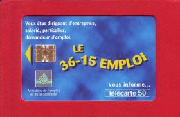 221 - Telecarte Publique 36 15 Emploi (F804C) - 1998